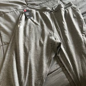 Under Armour Women’s Rival Fleece Joggers Logo Sweatpants Charcoal Grey S M L XL
